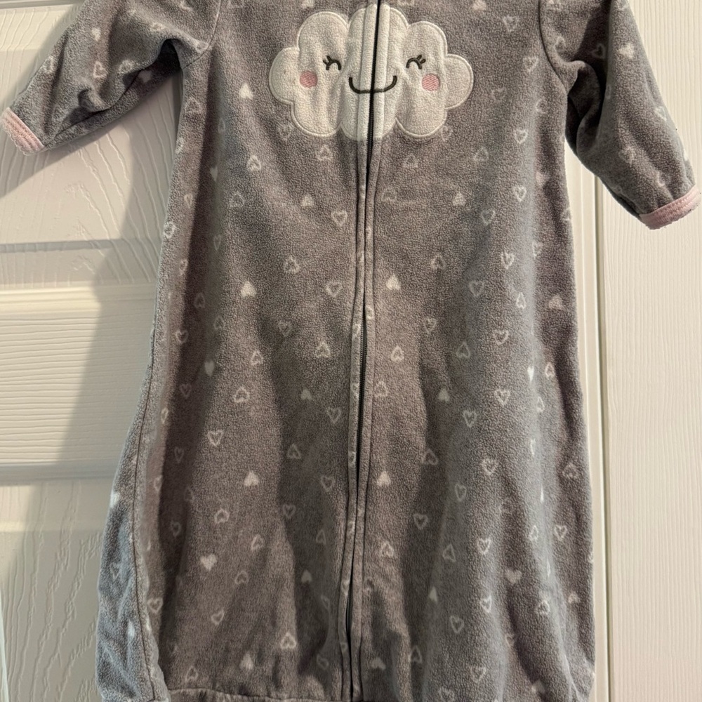 Carter's Cozy Gray and Pink Sleep Sack
